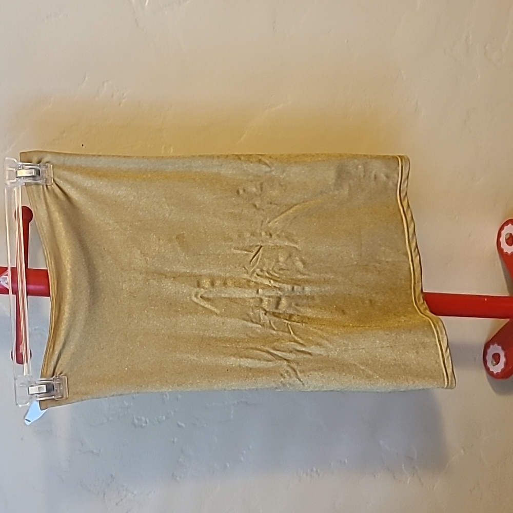 American Apparel Gold Mini Bodycon Size S NWT